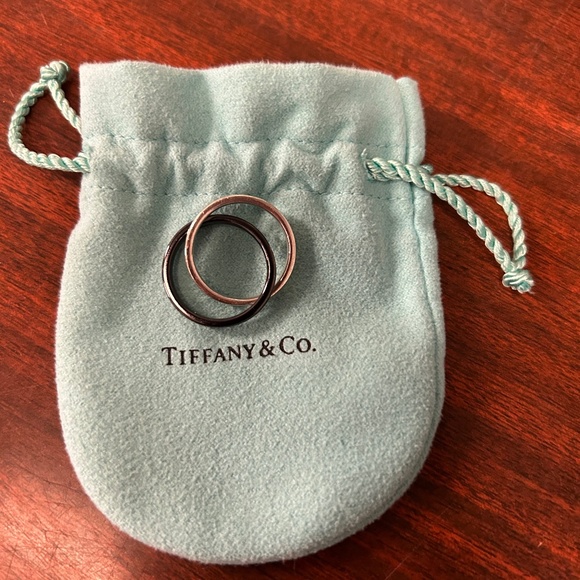 Authentic Tiffany interlocking circles ring - Picture 1 of 4